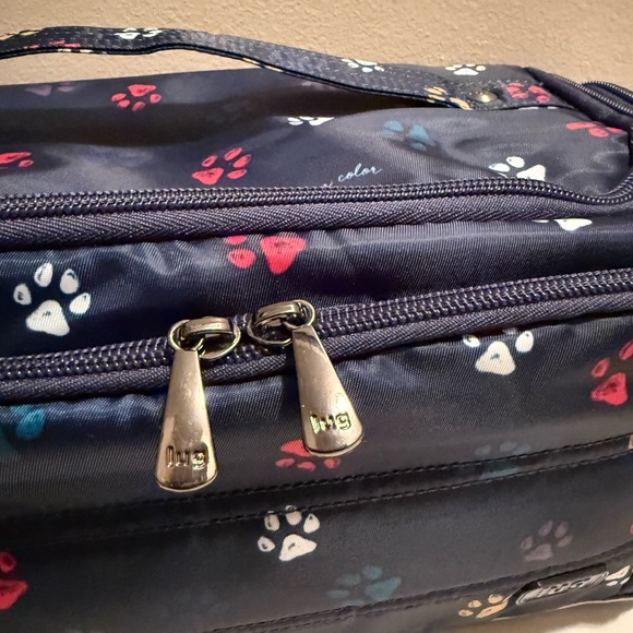 Lug 3 Piece Travel Set Paws Navy Trolley XL,NWT With Tote Runner NWOT - Picture 3 of 16